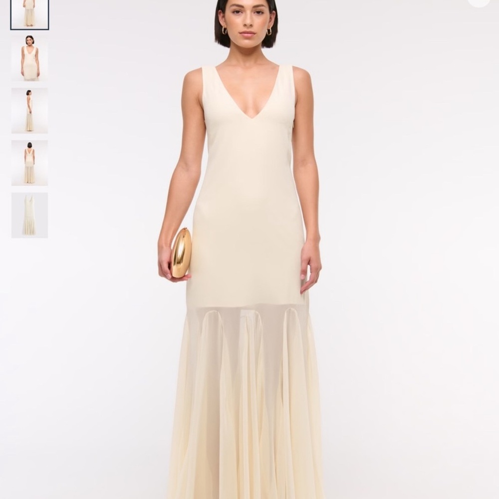 Abercrombie & Fitch Drop Waist Maxi Dress
